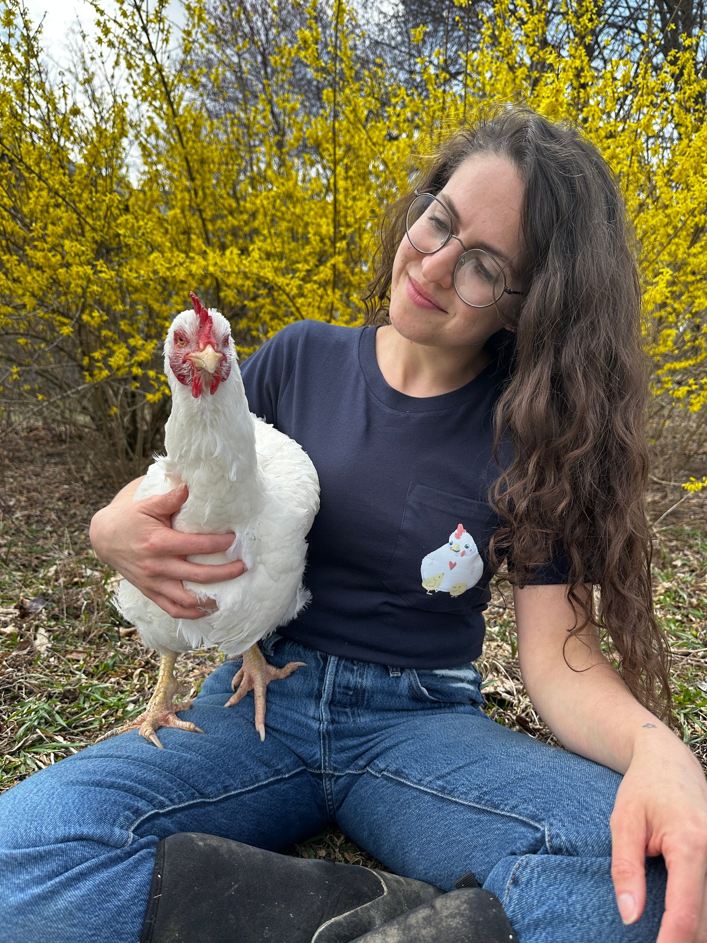 Hen Pocket Tee